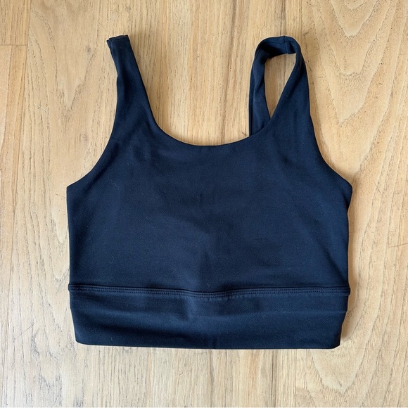 NIKE Yoga Luxe Crop Top Long-Line Light-Support Non-Padded Sports Bra - Picture 4 of 6